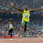 Usain Bolt training